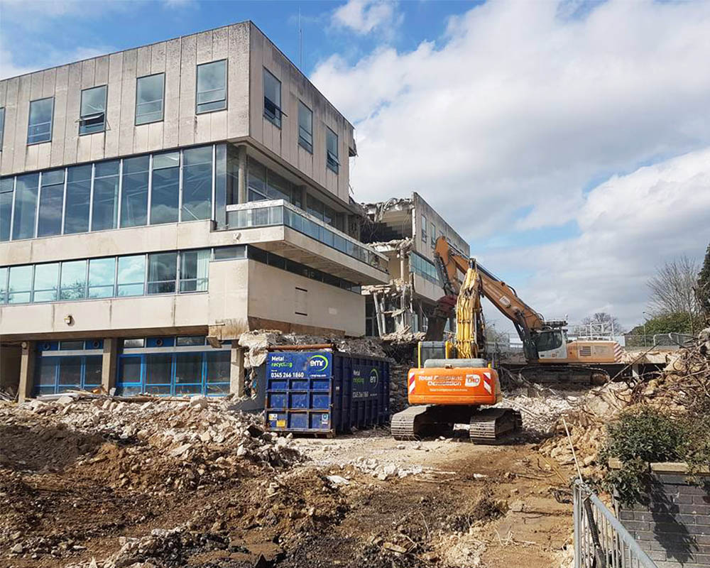 Demolition Principal Designer Case Study in the UK demolition